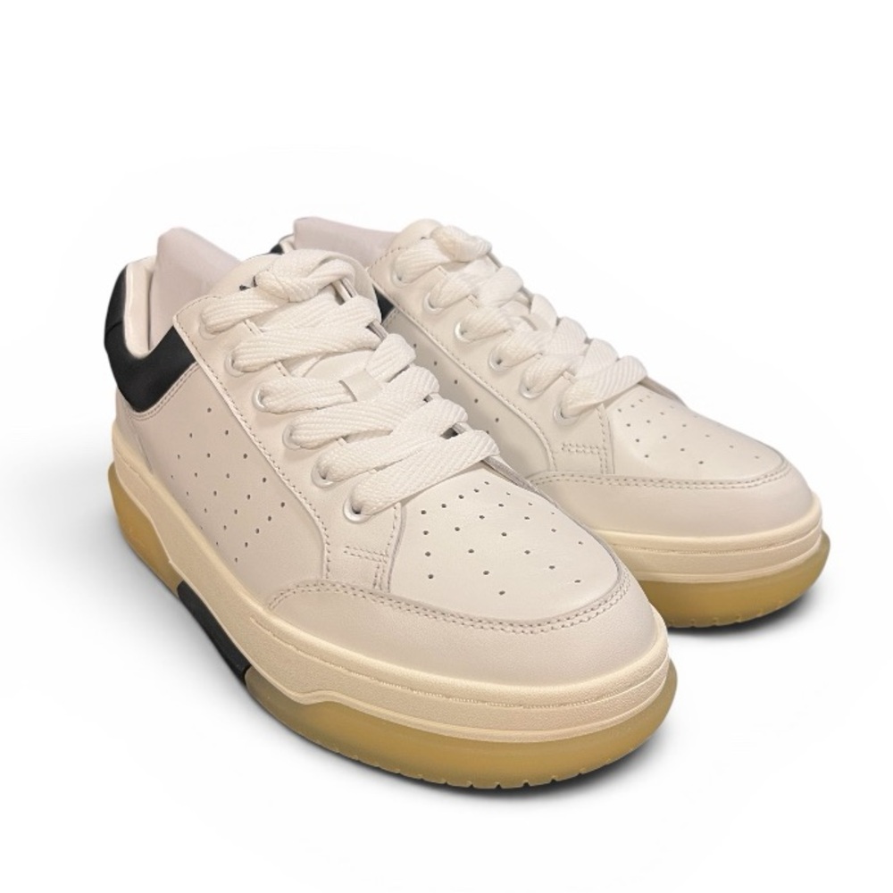 New in box Amiri Stadium Low black and white sneakers.  Sizes 42, 43 and 44